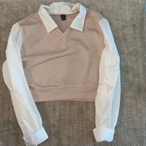 Sweater Vest Crop Top